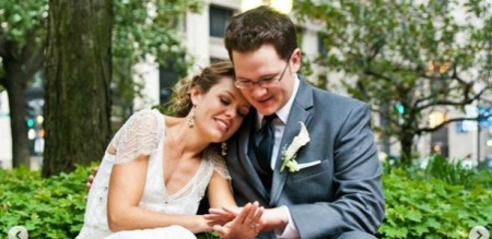 Brian Fichera with his wife, Dylan Dreyer